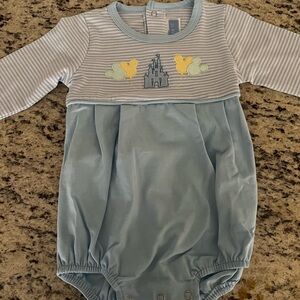 Disney Blue Striped Kids One Piece